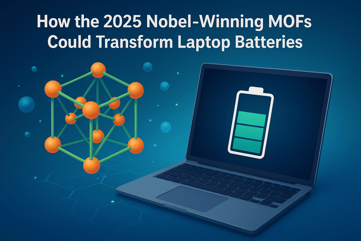 2025 Nobel Prize MOFs: Revolutionizing Laptop Battery Technology