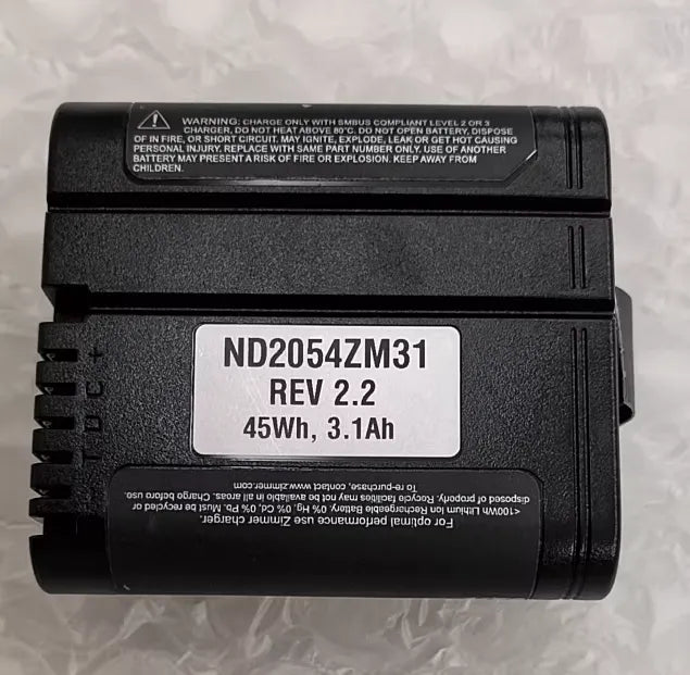 ND2054ZM31 Battery for Zimmer TotalShield II Surgical Helmet 00992010200