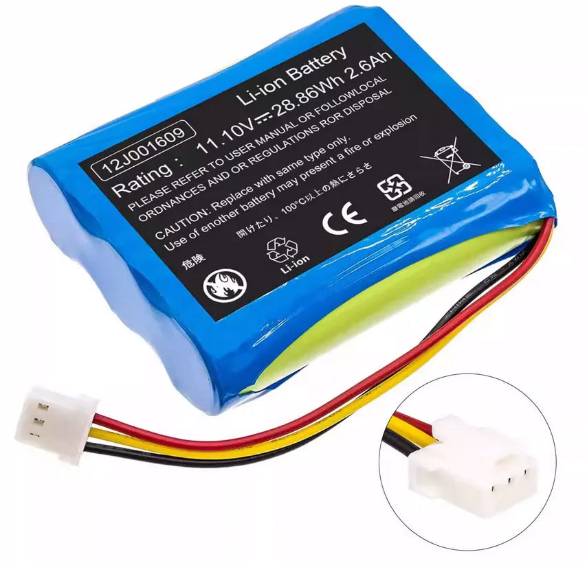 12J001609 Akku für Moneual Everybot RS500 Everybot RS700 2600mAh