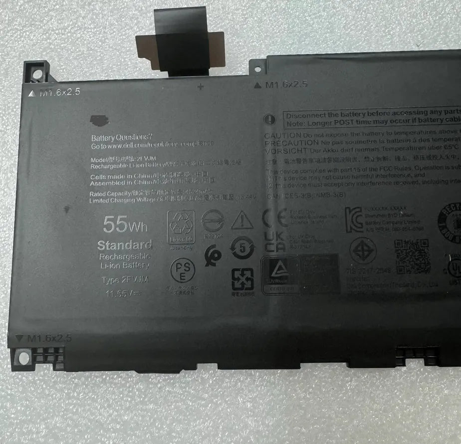 2FVJM Battery For Dell XPS 13 9320 9340 xps-9320 9340 MN79H 0TR7FC