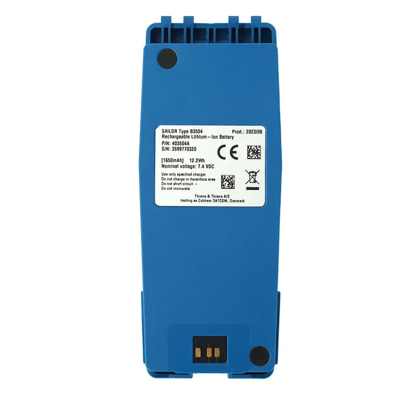 403504A SAILOR B3504 Genuine Battery for SP35xx Series SP3530 SP3540 Portable UHF ATEX