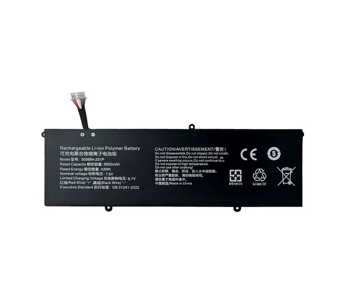 5059B4-2S1P Replacement Chuwi FreeBook 13.5" CWI557 43Wh Laptop Battery