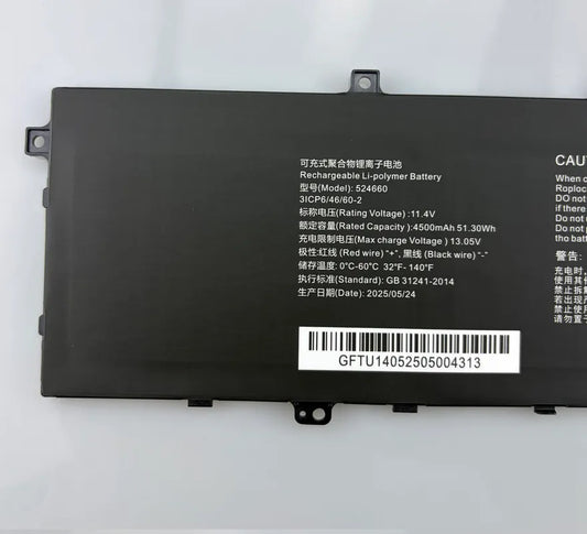 524660 Replacement Battery for Hasee X4-2020S1 2020S2 2020G1 HAUS01 i7book
