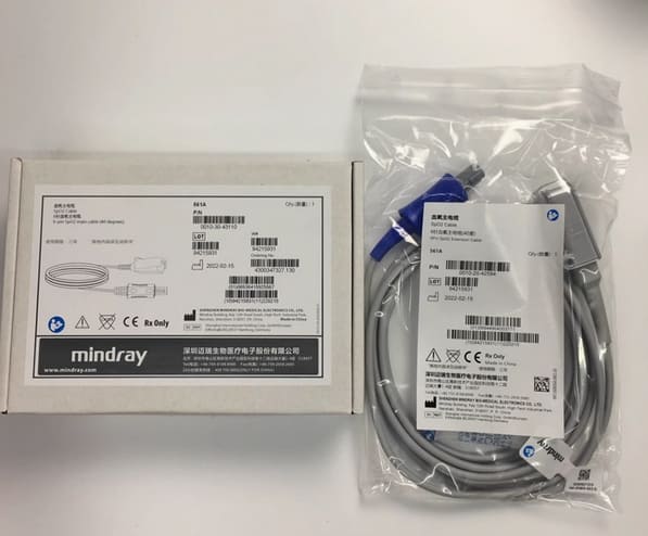 561A Mindray 6-Pin PM MEC PM7000/8000 Series SpO2 Main Extension Cable 2.5m