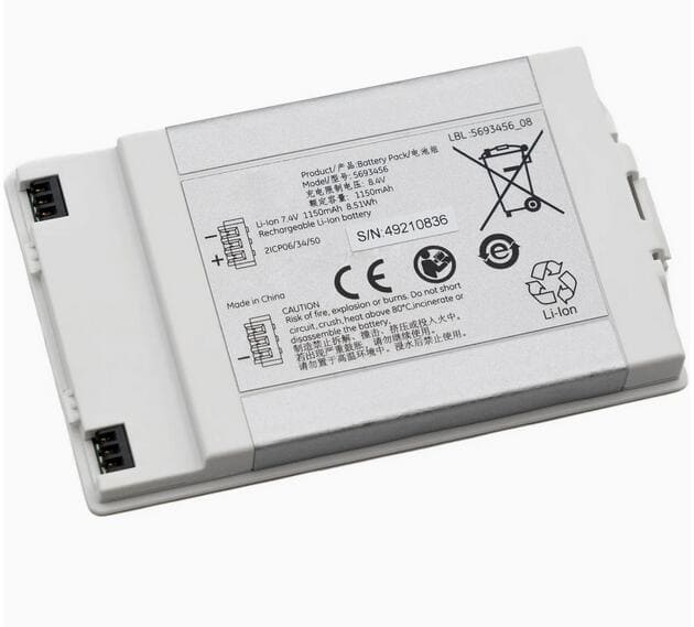 5693456 Battery for GE Healthcare Vscan Extend 49210836 8.51Wh