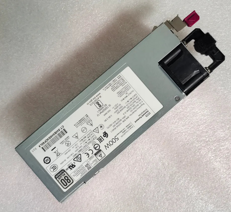 HPE/HP DL380 360 G10 Gen10 500W Power Supply 865398-001 865399-501 865399-101