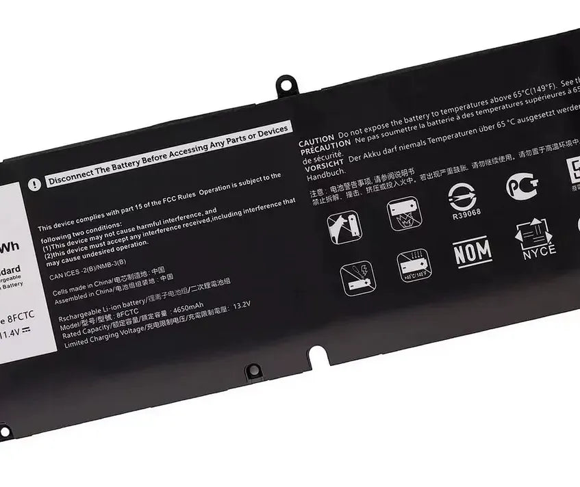 8FCTC 56Wh Replacement Battery For Dell G15 5510 5511 5515 5520 Precision 5550