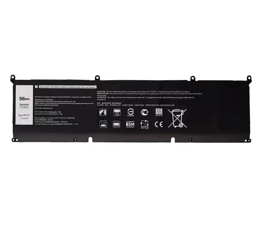 8FCTC 56Wh Replacement Battery For Dell G15 5510 5511 5515 5520 Precision 5550
