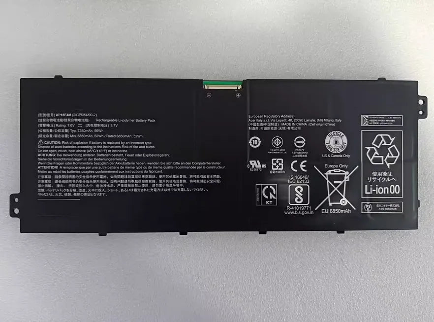 AP18F4M New Battery for Acer Chromebook 715 CB715 CB714 CB715-1WT-5268
