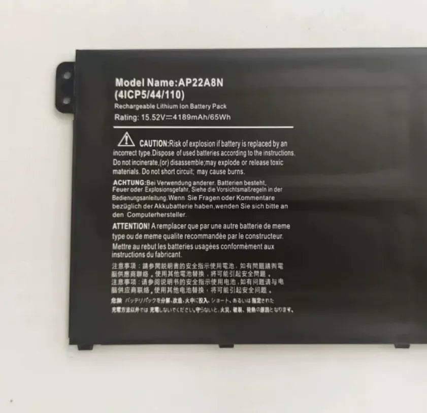 AP22A8N Replacement Battery for Acer Swift GO SFG14-72 Aspire 14 AI 65Wh