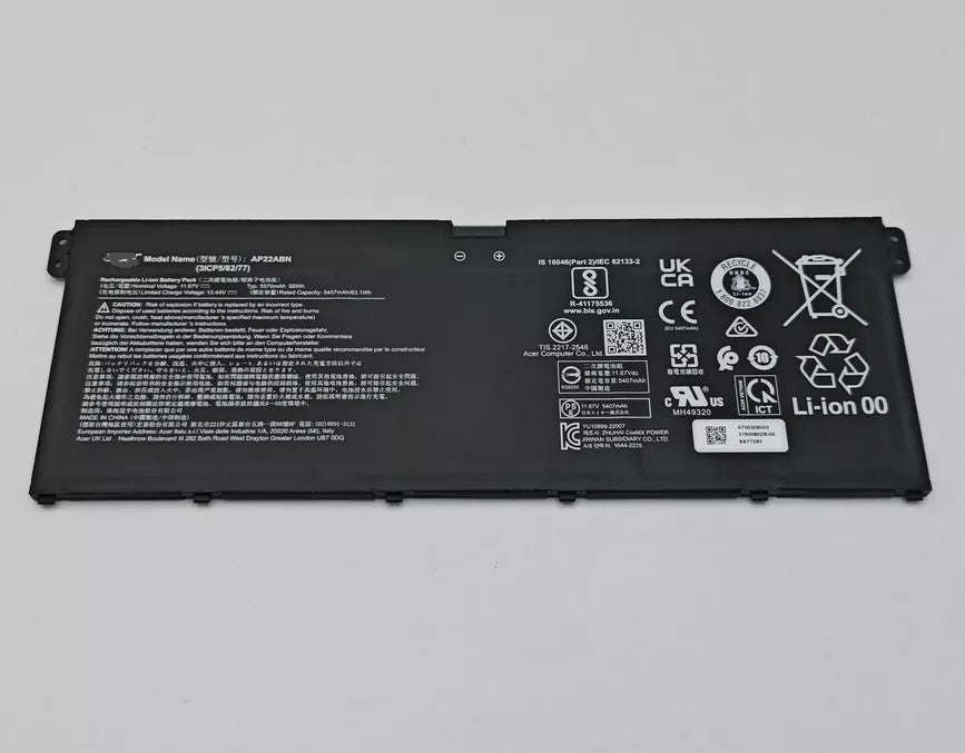 AP22ABN Battery for Acer Swift Go SFG16-71 SFG14-71 TMP414-53 65Wh