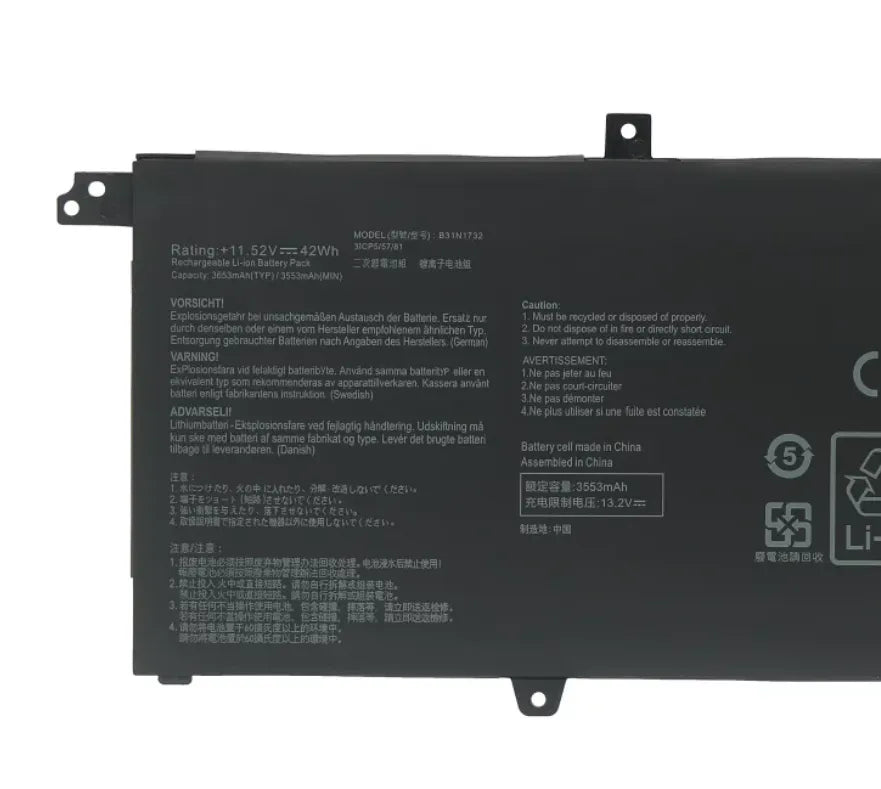 B31N1732 42Wh Battery for Asus VivoBook FX571GT VivoBook FX571LH S430UFN