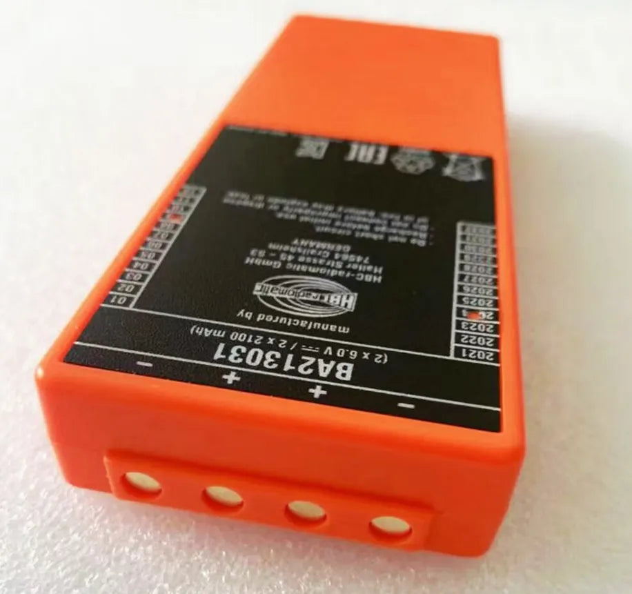 BA213030 Replacement HBC BA213031 Remote Control Battery 2x 2100MHA