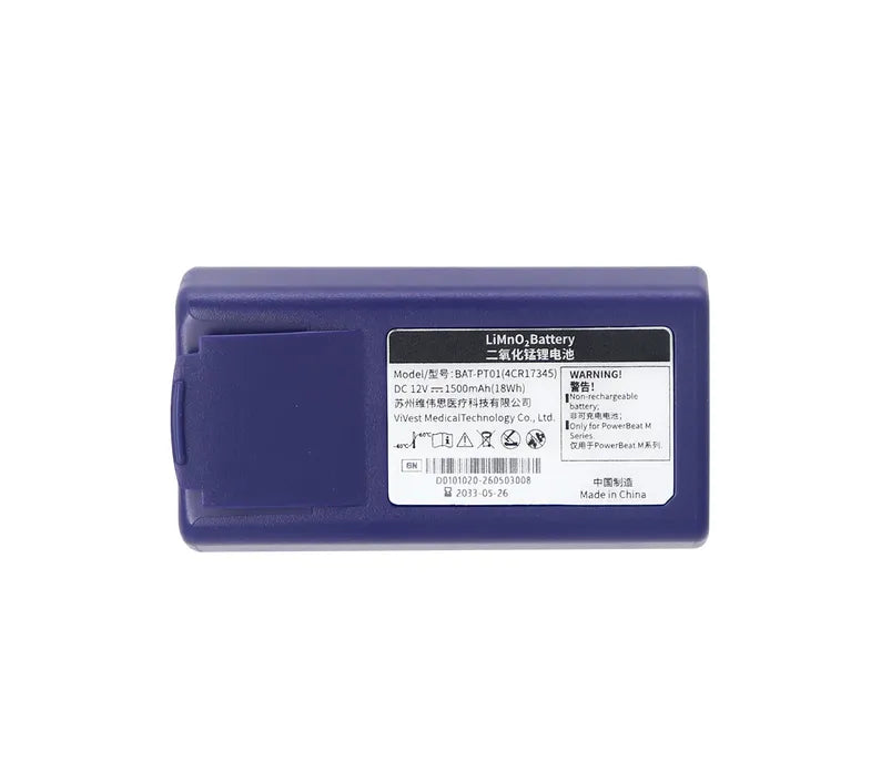 BAT-PT01 Replacement 18Wh Battery For ViVest Power Beat M Series AED Defibrillator