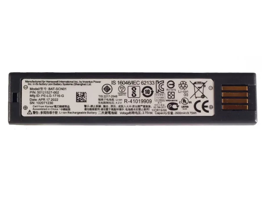 BAT-SCN01 Battery for Honeywell Voyager 1202/1202g Granit 1911i 50121527-002