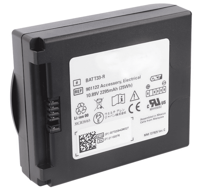BATT33-R BATT33 Battery for Welch Allyn CP50 SISTEMAS DE PARED CONNEX.3