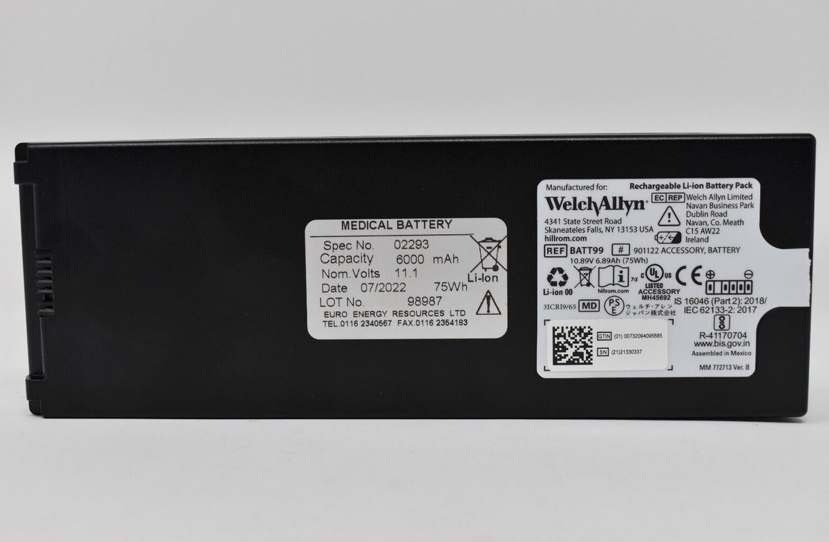 BATT69 BATT99 6408-A Battery for Welch Allyn Connex VSM 6000 & Connex Spot - Store Shoppe