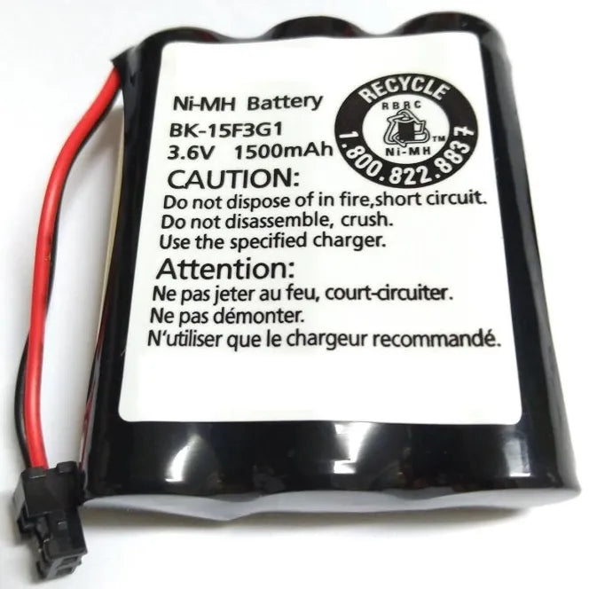 BK-15F3G1 Panasonic Ni-MH Rechargeable Battery Pack 1500mAh