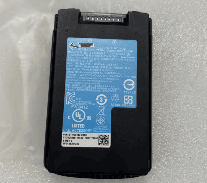 BT-000442A Battery for Zebra TC53 TC58 TC73 TC78 Scanner BTRY-NGTC5TC7-66MA-01
