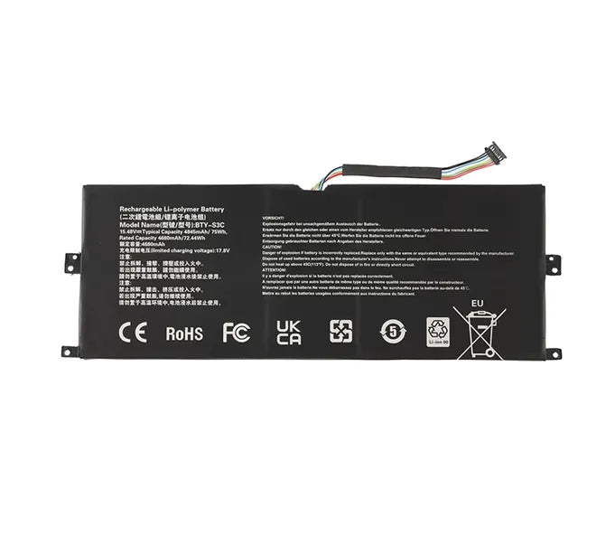 BTY-S3C Replacement Battery for MSI Prestige 13 AI EVO A1MG-070PL Prestige 13 AI Evo