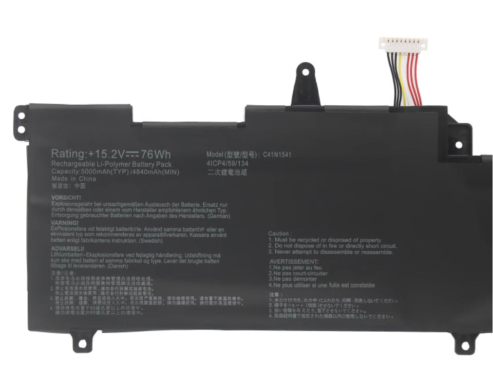 C41N1541 Replacement Battery for Asus ROG STRIX GL702VS-DS74 702ZC-R7DX5PB1 - Store Shoppe