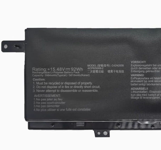 C42N2008 Replacement Battery for Asus ZenBook Pro UX582HM UX582HS UX5100H