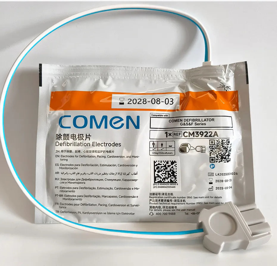 CM3922A Comen AED Defibrillator Electrode Pads (Adult Version) F1 / F1A / F2 / F2A