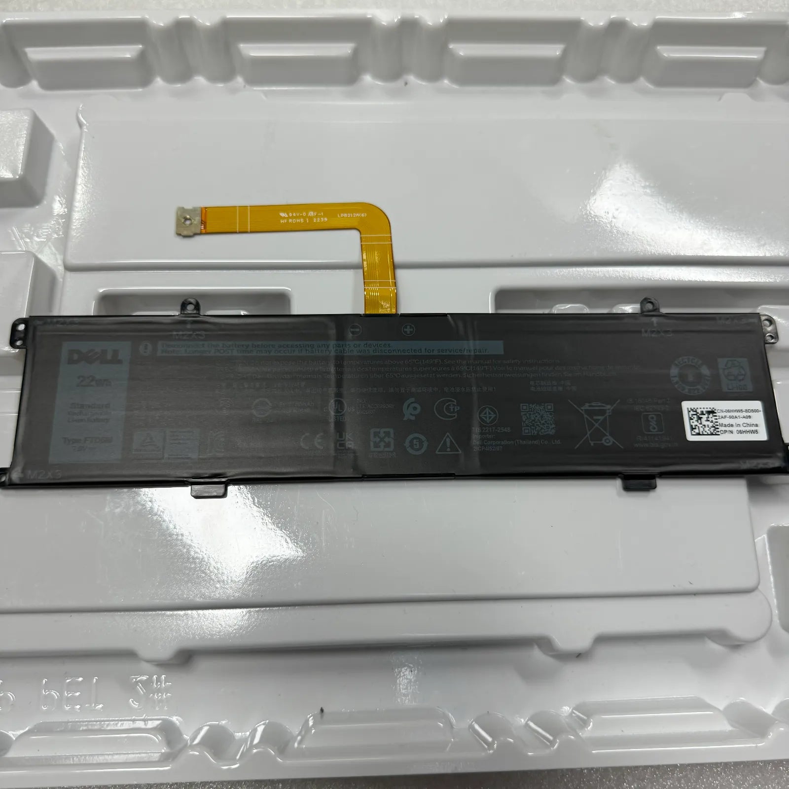 FTD6M Battery For Dell Latitude K17M 06HHW5 Latitute 7285 2-in-1