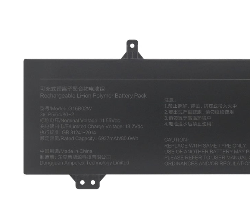 G16B02W Battery for Xiaomi Redmi G 2021 Laptop 80Wh - Store Shoppe
