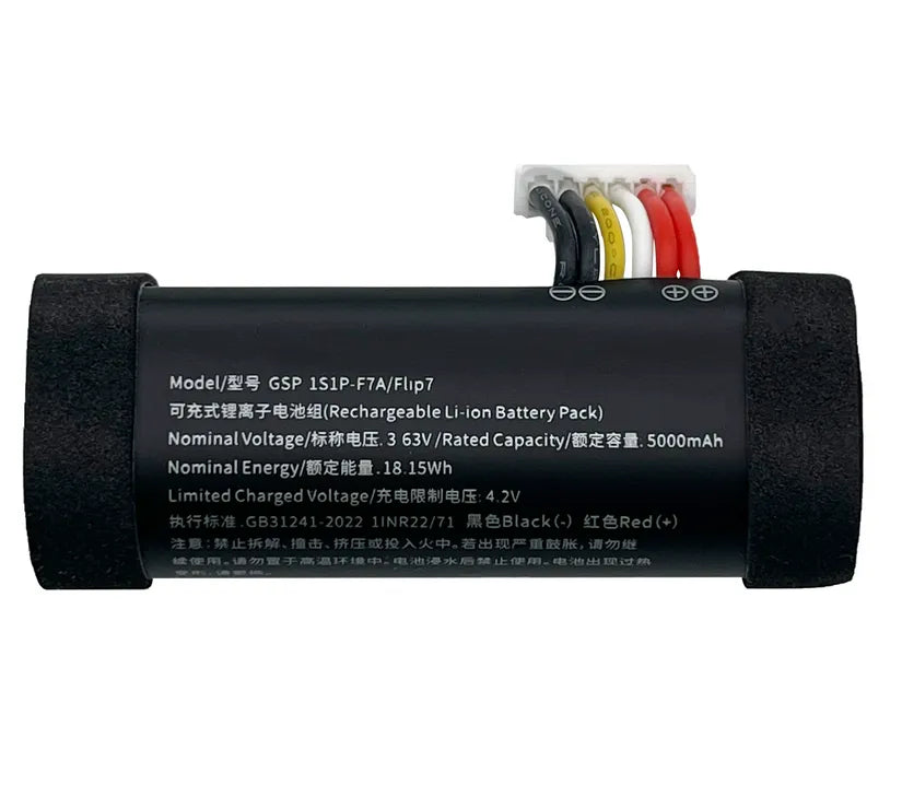 GSP-1S1P-F7A Flip7 Battery for Kaleidoscope CF7A, Flip 7, Flip7G, I0314A 7th Bluetooth Speaker
