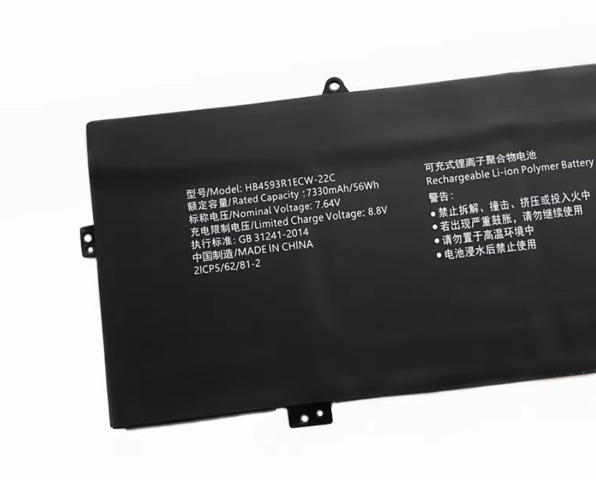 Huawei MACHD-WFE9/WFE9Q KLVL-WFH9 HB4593R1ECW-22C Replacement Battery - Store Shoppe