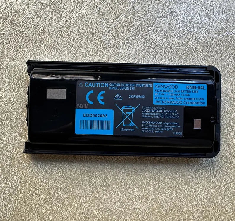 KNB-84L Replacement Battery for KENWOOD Two-Way Radio EDD002093 1900mAh