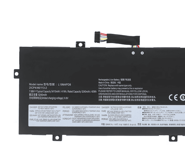 L19M4PD8 Replacement Battery for Lenovo Yoga Duet 7 13IML05 L19C4PD8