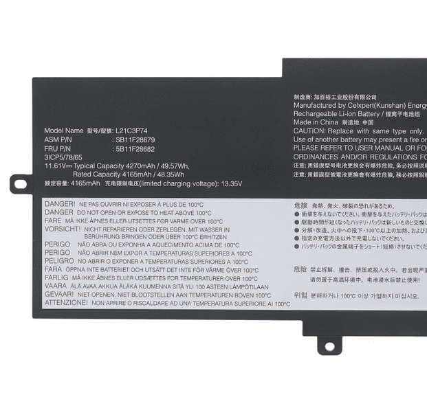 L21D3P74 Battery for Lenovo L21L3P74 L21C3P74 L21M3P74 ThinkPad X1 Nano Gen2