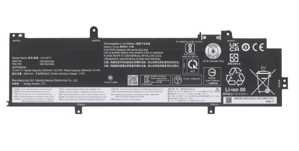 Lenovo L21M4P71 L21C4P71 L21D4P71 L21L4P71 ThinkPad T14 P14s Gen Battery - Store Shoppe