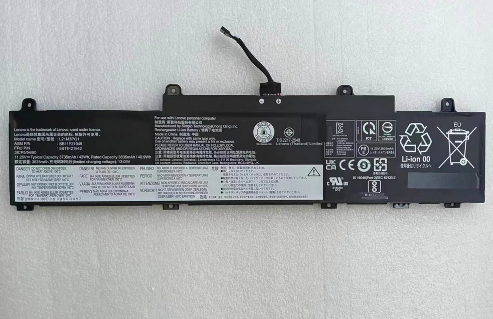 L21M3PG1 Battery For Lenovo L21L3PG1 5B11F21942 L21D3PG1 ThinkPad L14 Gen 3 - Store Shoppe