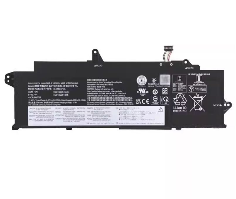 Replacement Lenovo L21D4P74 L21L4P73 L21M4P75 ThinkPad T14s Gen 3 Battery - Store Shoppe