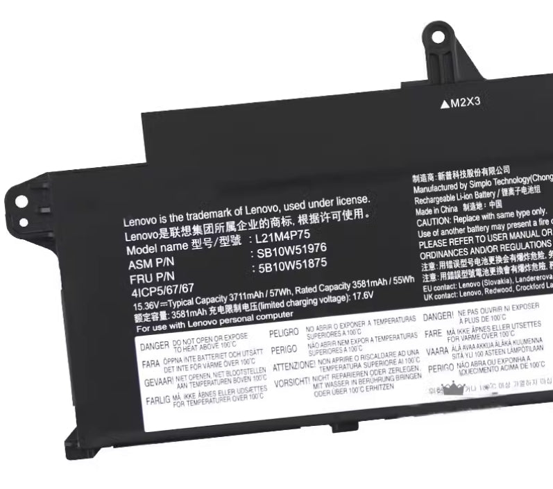 Replacement Lenovo L21D4P74 L21L4P73 L21M4P75 ThinkPad T14s Gen 3 Battery - Store Shoppe