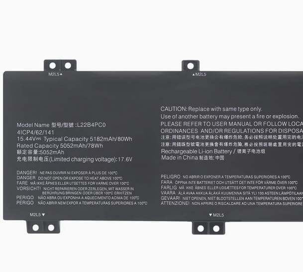 L22B4PC0 Battery for Lenovo Legion Y7000P L22M4PC0 L22D4PC0 L22C4PC0 L22X4PC0