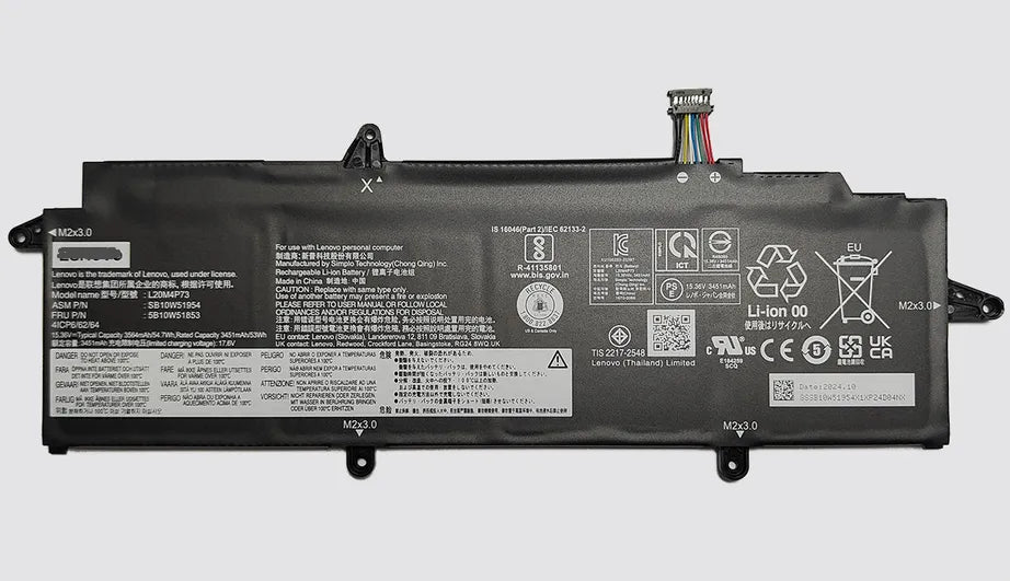 Lenovo L22B3P73, L22C3P73, L22D3P73, L22L3P73, L22M3P73 ThinkPad X1 Carbon Gen12 21KC Battery