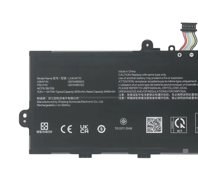 L24D4P70 Battery For Lenovo L24B4P70 ThinkPad X13 G6 AMD ThinkPad X13 Gen 6