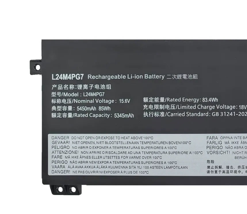 Lenovo L24M4PG7 L24B4PG7, L24C4PG7 L24D4PG7 L24N4PG7 L24X4PG Battery