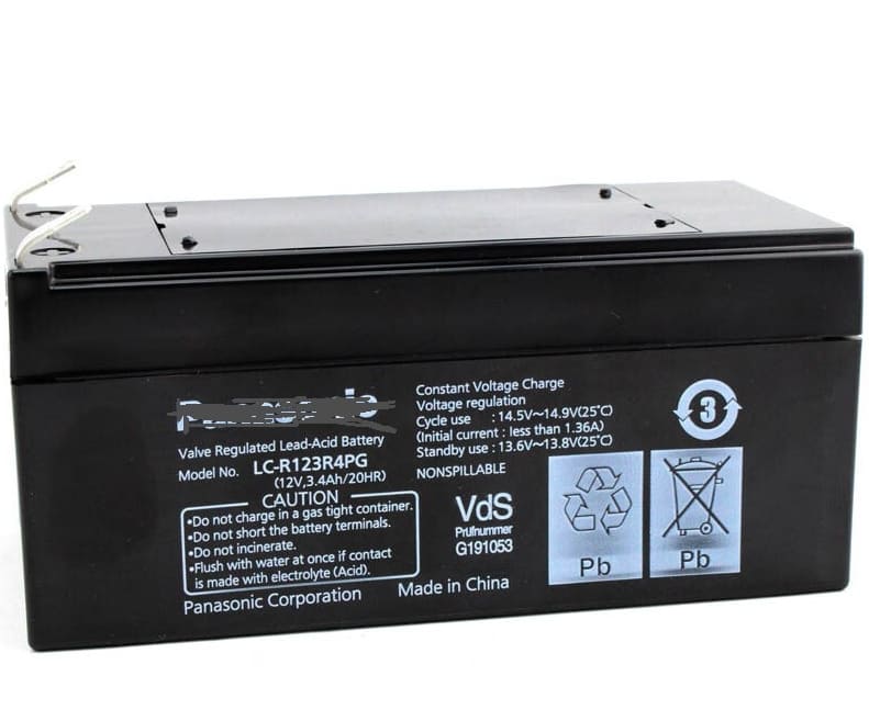 LC-R123R4PG Battery for Dräger Ventilator Savina 300 Ventilator 12V 3.4AH