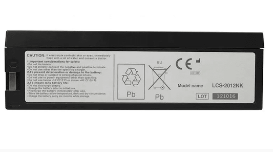 LCS-2012NK Battery for NIHON KOHDEN ECG-6151 Monitor LC-S122AU