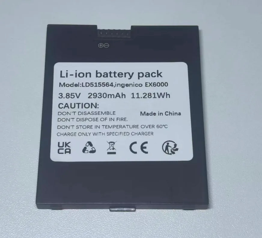 LD515564 Battery For Ingenico AXIUM EX6000 Payment Terminal 2930mAh