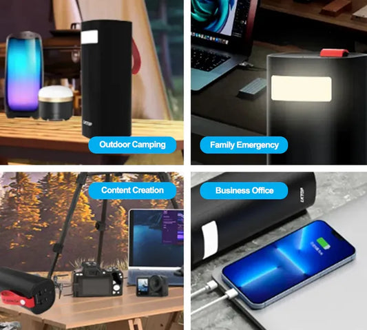 LKTOP K1 60000mAh Power Bank with Dual 100W Fast Charging for DJI Mavic 3/Air 3/Mini 4 Pro