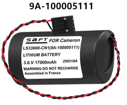 LS33600-CN1 9A-100005111 Battery for Flow Meter Control Valves 25018A 17000mAh