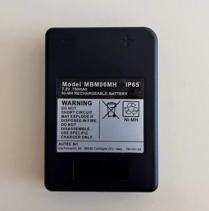 MBM06MH NI-MH Rechargeable Battery for IP65 AUTEC Remote Control