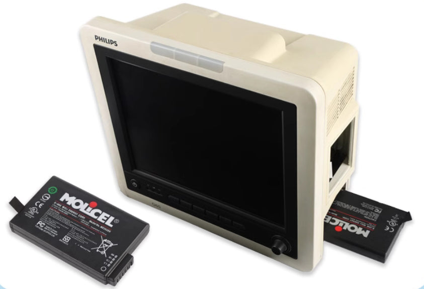 ME202 ME202C ME202EK Battery for Philips Molicel VM3 VM4 VM6 VM8 VS2 VS3 VS4 Portable Patient Monitor - Store Shoppe
