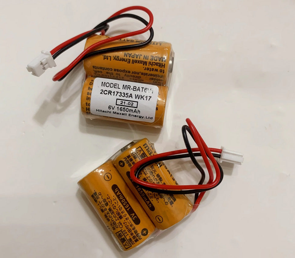 Mitsubishi PLC MR-BAT6V1, 2CR17335A WK17 6V 1650mAh Dedicated Lithium Battery - Store Shoppe